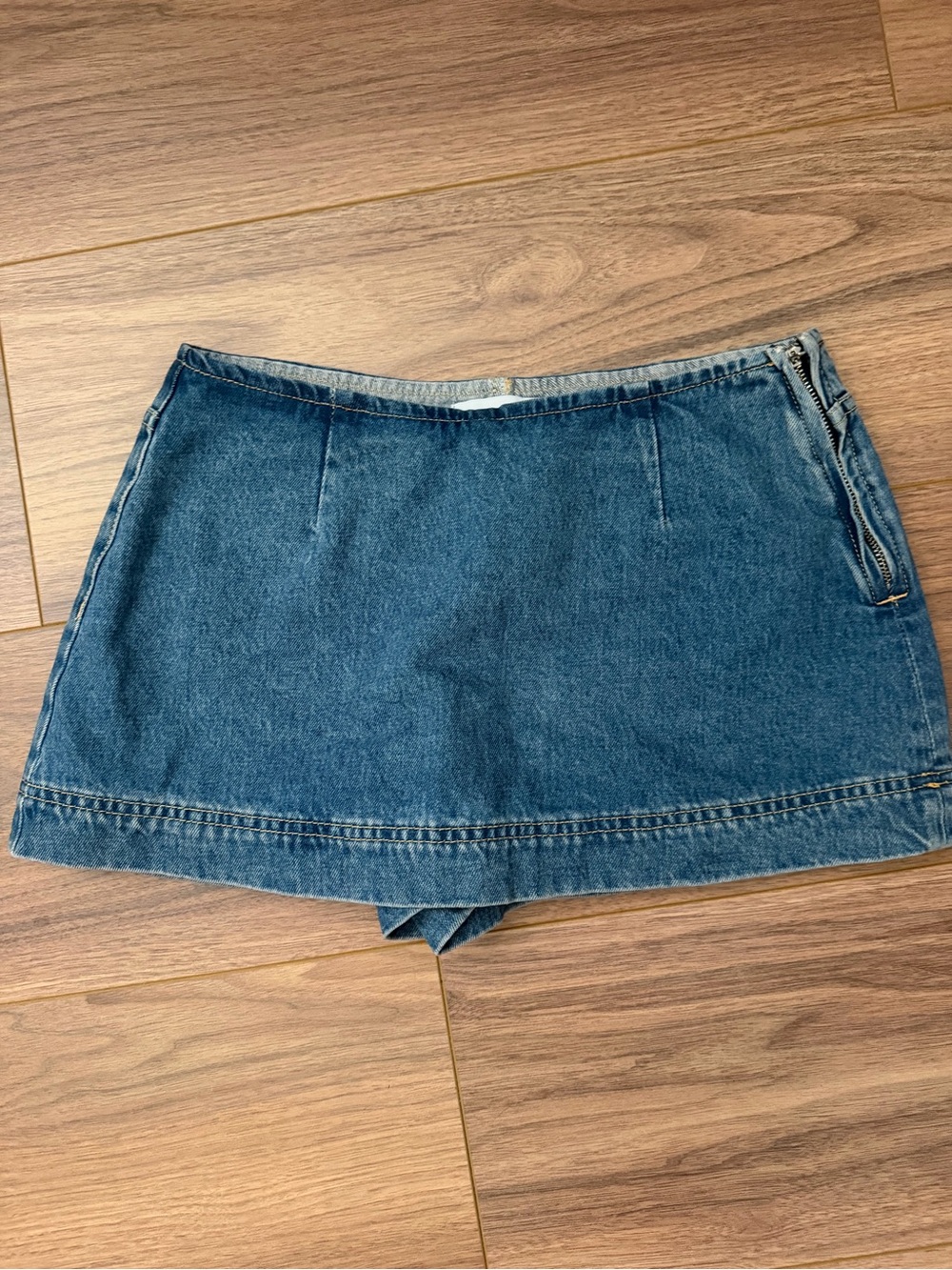 Princess Polly Stefanie Light Blue Denim Mini Skort